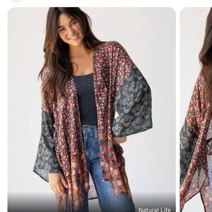 Natural Life Sierra Kimono L/XL new with tags